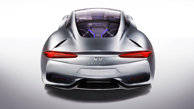 Illustration for article titled Photos Of Electric Infiniti Emerge-E Reveal Sleek Concept Supercar
